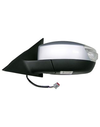 RETROVISORE ELETTRICO SINISTRO 8 PIN CON PRIMER TERMICO ASFERICO RICHIUDIBILE ELETTRICAMENTE CON FANALINO INTEGRATO CON LUCE DI