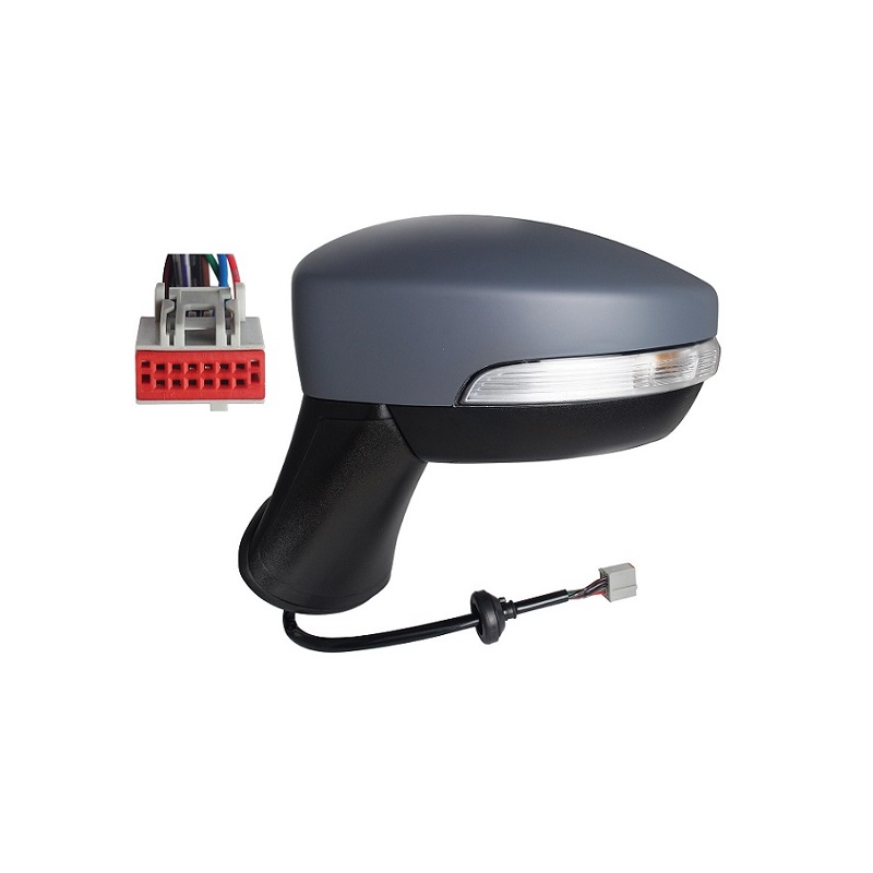 RETROVISORE ELETTRICO SINISTRO 9 PIN CON PRIMER TERMICO CON FANALINO INTEGRATO CON SISTEMA BLIS FORD ECOSPORT 2017