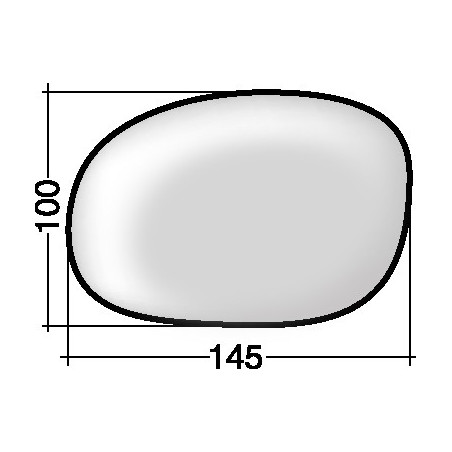 VETRO CON PIASTRA DESTRO TERMICO CITROEN C2 JM 20032008      , CITROEN C2 JM 20082010      , CITROEN C3 FCFN 20022010      , CI