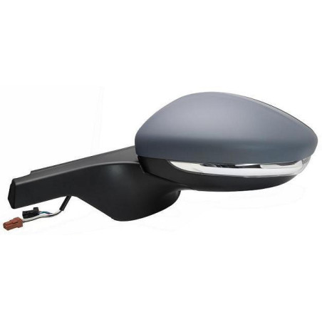 RETROVISORE ELETTRICO DESTRO 12 PIN CON PRIMER TERMICO RICHIUDIBILE ELETTRICAMENTE CON FANALINO INTEGRATO CON SONDA CON SISTEMA