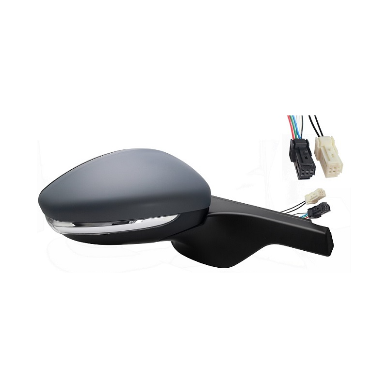 RETROVISORE ELETTRICO SINISTRO 8 PIN CON PRIMER TERMICO RICHIUDIBILE ELETTRICAMENTE CON FANALINO INTEGRATO CITROEN C3 SX 201620