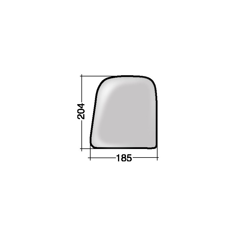 VETRO CON PIASTRA SINISTRO IVECO DAILY 20072011