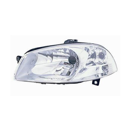 PROIETTORE SINISTRO REGOLAZIONE MANUALE MODELLO WORKING CON PARABOLA CROMATA FIAT STRADA 2012