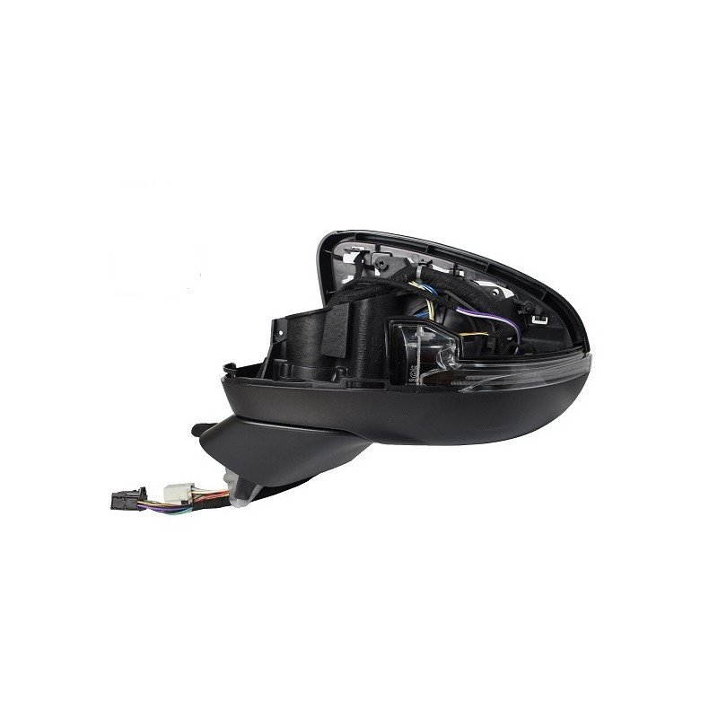 RETROVISORE ELETTRICO SINISTRO 9+7 PIN SCAL E PIASTRA TERMICO RICHIUDIBILE ELETTRICAMENTE CON FANALINO INTEGRATO CON LUCE DI CO