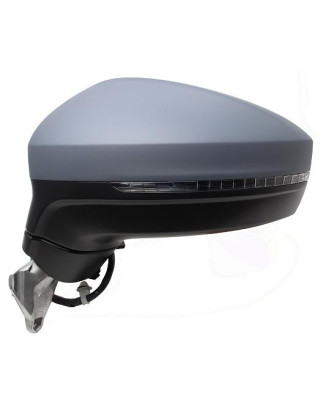RETROVISORE ELETTRICO DESTRO 9 PIN CON PRIMER TERMICO RICHIUDIBILE ELETTRICAMENTE CON FANALINO INTEGRATO CON LUCE DI CORTESIA C