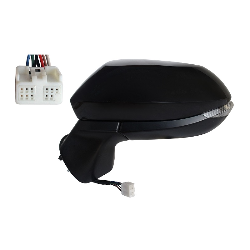 RETROVISORE ELETTRICO SINISTRO 6 PIN CON PRIMER TERMICO CON FANALINO INTEGRATO LED TOYOTA YARIS IV MXP 2020           VERS CROS