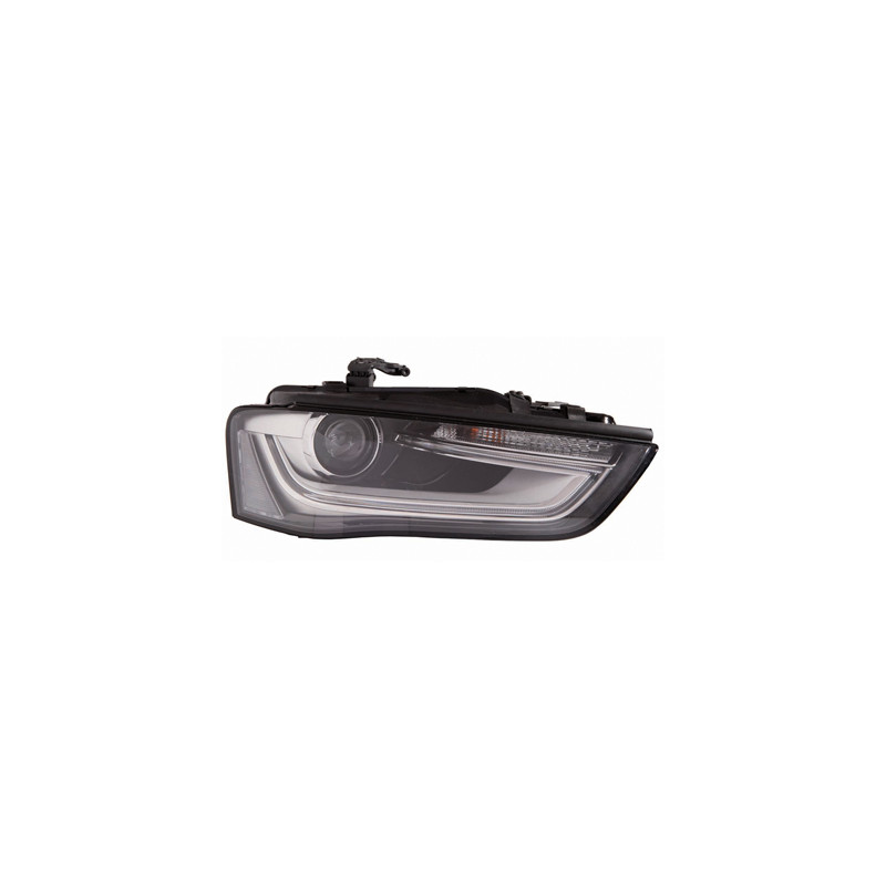PROIETTORE DESTRO XENON CON LED CON PARABOLA NERA CON MOTORE AUDI A4 8KH8K28K5 20112015