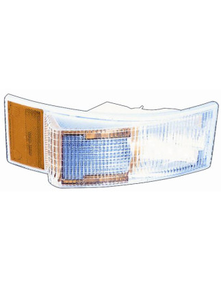 FANALE ANTERIORE DESTROSINISTRO SENZA PORTALAMPADA ARANCIOBIANCO ESTERNO VOLVO TRUCK FH-FL12-FL16-FM7-FM12 19932001