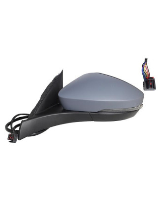 RETROVISORE ELETTRICO DESTRO 13+2 PIN CON PRIMER TERMICO RICHIUDIBILE ELETTRICAMENTE CON FANALINO INTEGRATO CON LUCE DI CORTESI