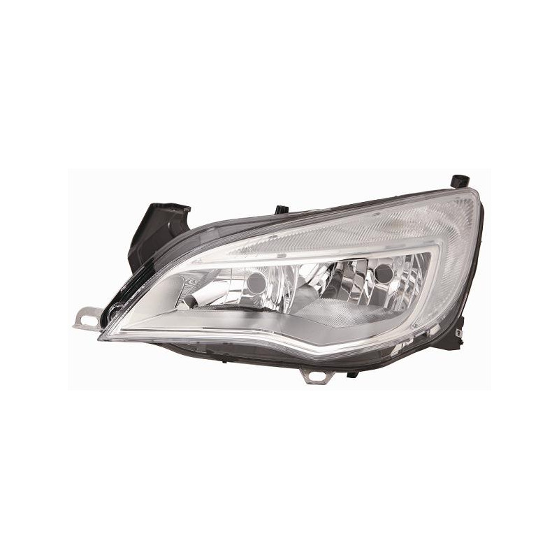 PROIETTORE DESTRO 5 PORTE CON PARABOLA CROMATA CON MOTORE OPEL ASTRA J 3DGTC P10 2011          , OPEL ASTRA J 4D P10 2013      