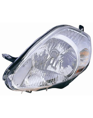 PROIETTORE DESTRO CON PARABOLA CROMATA CON MOTORE FIAT GRANDE PUNTO 199 20052012       VERS 2008