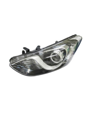 PROIETTORE SINISTRO 3 PORTE CON PARABOLA CROMATA CON MOTORE HYUNDAI i30 3D GD 20132017      , HYUNDAI i30 5D GD 20122014