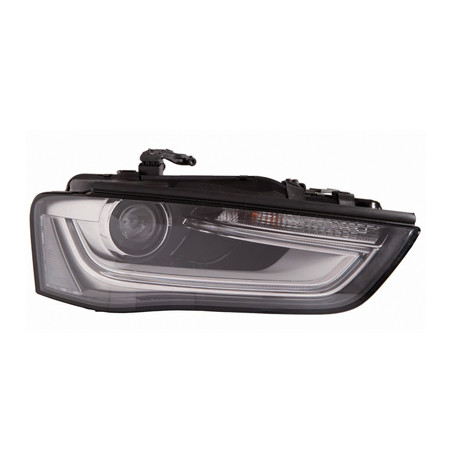 PROIETTORE DESTRO XENON CON LED CON PARABOLA NERA CON MOTORE AUDI A4 8KH8K28K5 20112015