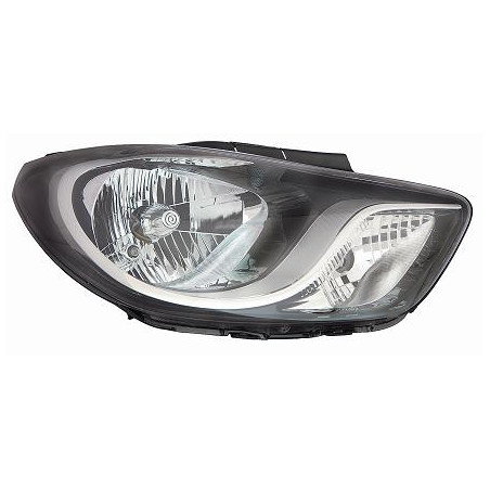 PROIETTORE DESTRO CON PARABOLA NERA CON MOTORE HYUNDAI i10 I PA 20102013