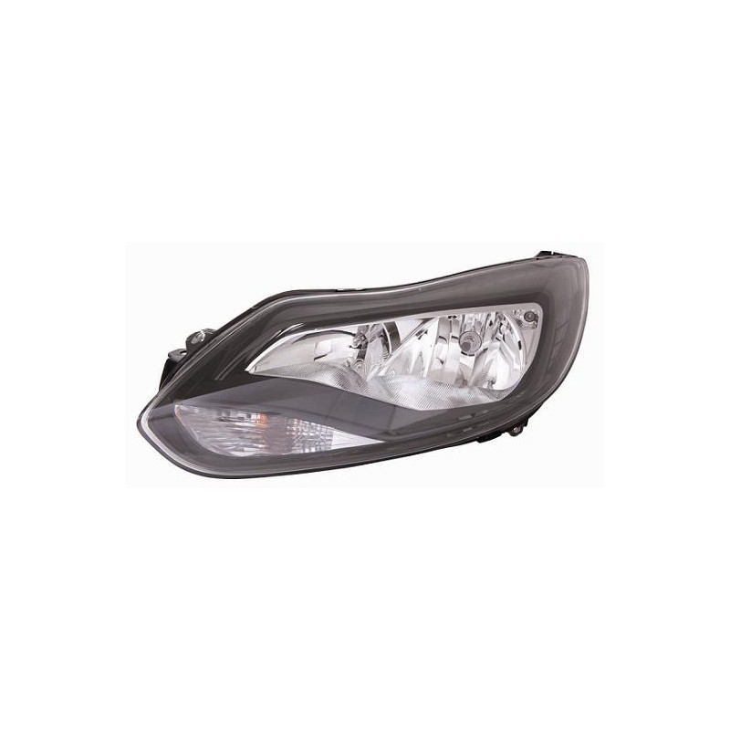 PROIETTORE DESTRO CON PARABOLA NERA CON MOTORE FORD FOCUS DH 20112014