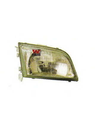 PROIETTORE DESTRO H4 REGOLAZIONE MANUALE MITSUBISHI SPACE STAR DGA 19982005       VERS 13CC