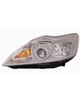PROIETTORE DESTRO XENON CON PARABOLA CROMATA CON MOTORE FORD FOCUS DBFCHDH 20082011