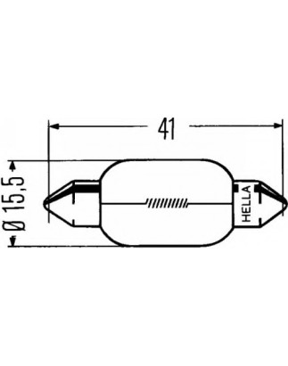 C21W 12V 21W STANDARD