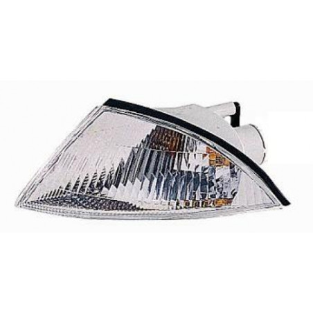 FANALE ANTERIORE SINISTRO SENZA PORTALAMPADA BIANCO MITSUBISHI CARISMA DA 19962005       VERS 2000