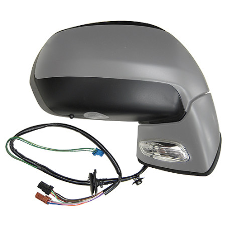 RETROVISORE ELETTRICO SINISTRO 14 PIN CON PRIMER TERMICO RICHIUDIBILE ELETTRICAMENTE CON FANALINO INTEGRATO CON LUCE DI CORTESI