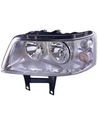 PROIETTORE DESTRO 2 PORTE CON PARABOLA DOPPIA VOLKSWAGEN TRANSPORTER T5 7HA7HH7EA7EH 20032010