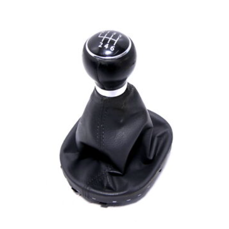 CUFFIA+POMELLO MANUALE 5 MARCE NERO 235G VOLKSWAGEN CADDY III 0410 TOURAN I 0315