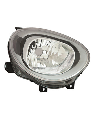 PROIETTORE DESTRO CON PARABOLA NERA CON MOTORE FIAT 500 X 334 20152019      , FIAT 500 X 334 2019