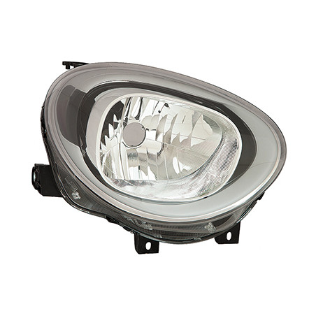 PROIETTORE DESTRO CON PARABOLA NERA CON MOTORE FIAT 500 X 334 20152019      , FIAT 500 X 334 2019