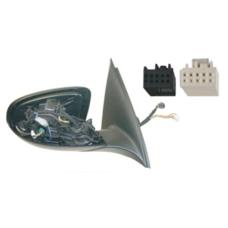 RETROVISORE ELETTRICO SINISTRO 9+7 PIN 9+7 TERMICO ASFERICO RICHIUDIBILE ELETTRICAMENTE CON LUCE DI CORTESIA CON MEMORIA MERCED