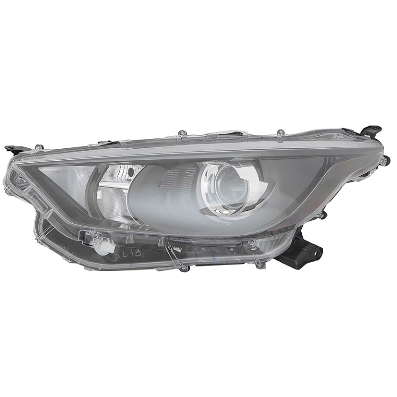 PROIETTORE SINISTRO HIR2-WY21W CON LUCE DIURNA LED CON PREDISPOSIZIONE REGOLAZIONE ELETTRICA MAZDA 2 HYBRID KB 2022          , 