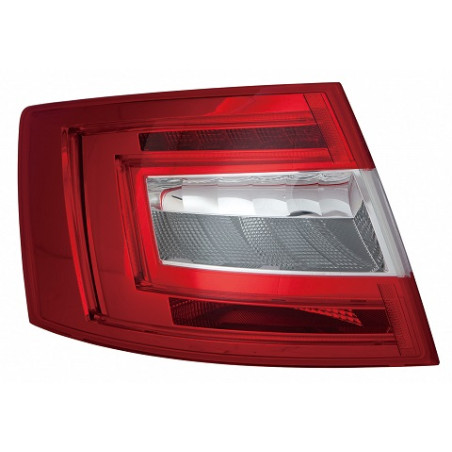 FANALE POSTERIORE DESTRO SENZA PORTALAMPADA 4 PORTE PY21W P21W BIANCO - ROSSO A LED SKODA OCTAVIA 6 5E3NL3NR35E55E6 20132017