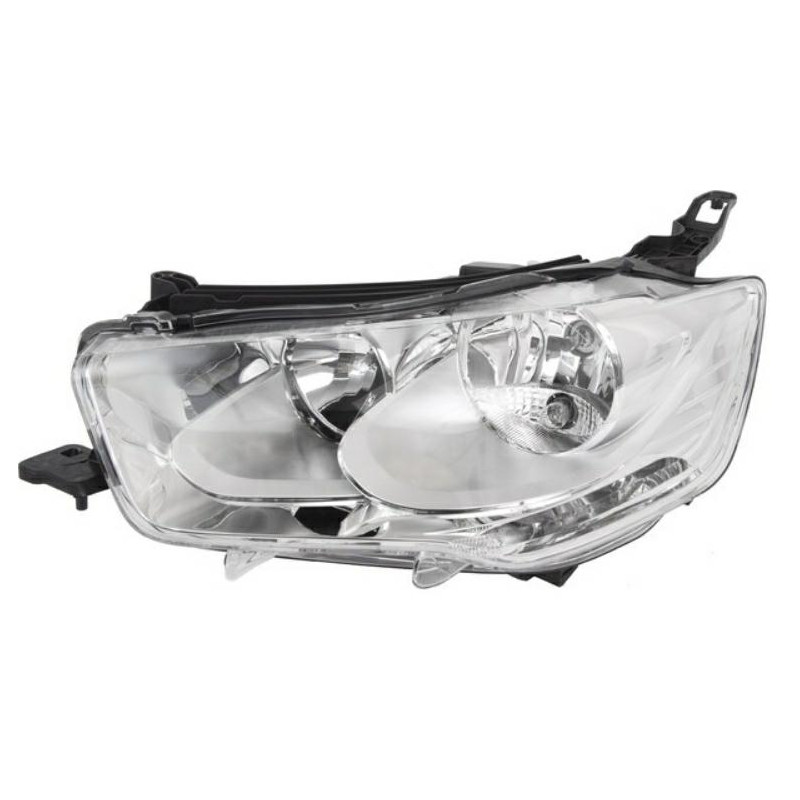 PROIETTORE SINISTRO H7H1 CON PARABOLA CROMATA CON PREDISPOSIZIONE REGOLAZIONE ELETTRICA CITROEN C-ELYSEE DD 20132016