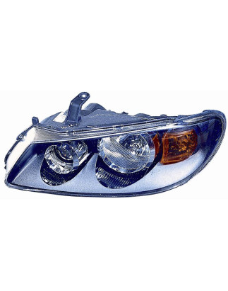 PROIETTORE DESTRO H7+H7 T�V CON PARABOLA NERA NISSAN ALMERA HB N16 20002006       VERS 2002 , NISSAN ALMERA LB N16 20002006    