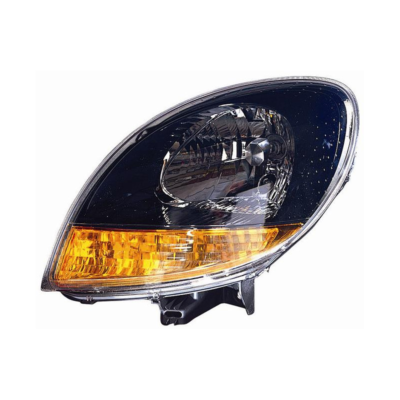 PROIETTORE SINISTRO H4 CON FANALE ARANCIO RENAULT KANGOO KC0KC1 20032008