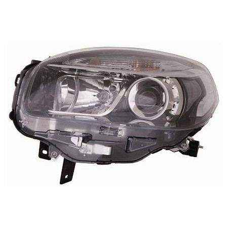 PROIETTORE DESTRO H7+H7 CON PARABOLA NERA CON MOTORE RENAULT KOLEOS HC 20112017