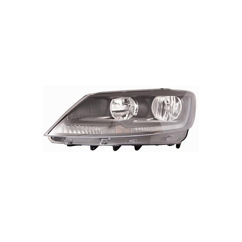 PROIETTORE DESTRO H7+H15 CON PARABOLA NERA CON MOTORE SEAT ALHABRA 710711 2010