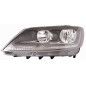 PROIETTORE DESTRO H7+H15 CON PARABOLA NERA CON MOTORE SEAT ALHABRA 710711 2010