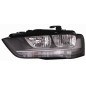 PROIETTORE DESTRO H7+H7 CON PARABOLA NERA CON MOTORE AUDI A4 8KH8K28K5 20112015