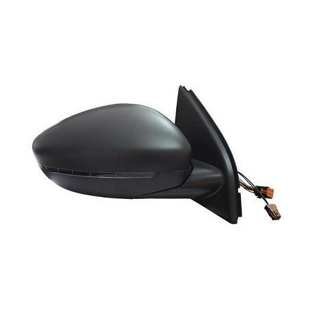 RETROVISORE ELETTRICO SINISTRO 10 PIN CON PRIMER TERMICO RICHIUDIBILE ELETTRICAMENTE CON FANALINO INTEGRATO CON LUCE DI CORTESI