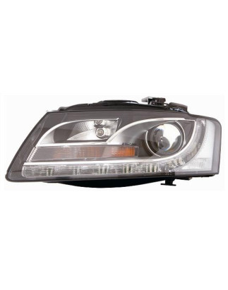 PROIETTORE DESTRO XENON MODELLO VALEO CON LED CON PARABOLA NERA CON MOTORE AUDI A5 8T38F78TA 20072011