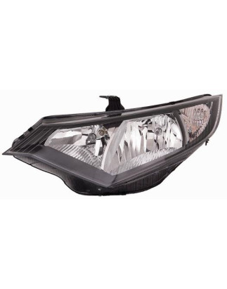 PROIETTORE SINISTRO 5 PORTE H7-H7 CON PARABOLA NERA CON MOTORE HONDA CIVIC HB-LB FK 20122016