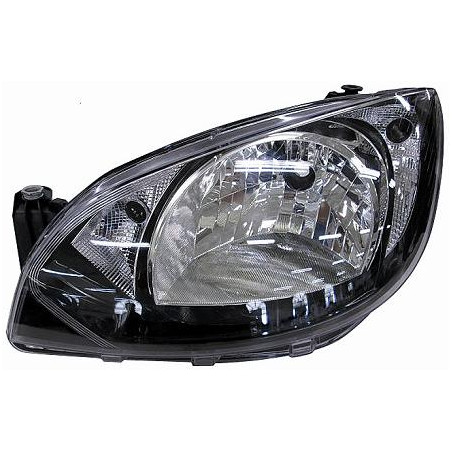 PROIETTORE DESTRO CON PARABOLA NERA SKODA CITIGO NF1 20122017