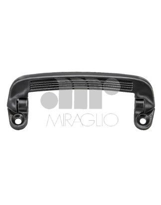 MANIGLIA TIRAPORTA ANTERIORE DESTROSINISTRO NERA IN PLASTICA FIAT 500 F  L  R 19651975