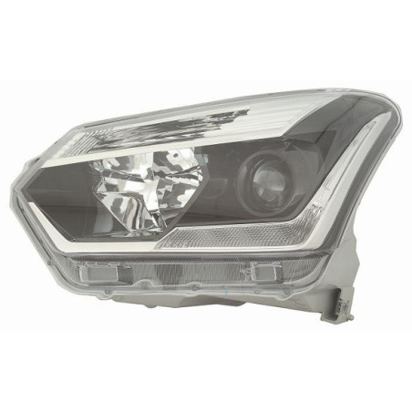 PROIETTORE DESTRO H11-HB3-WY21 A LED CON PARABOLA NERA CON MOTORE ISUZU PU D-MAX TFRTFS 20162020