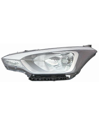 PROIETTORE DESTRO 3 PORTE CON PARABOLA NERA HYUNDAI i20 II COUPE GB 20142018