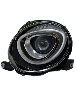 PROIETTORE DESTRO H7 CON PARABOLA CON MOTORE FIAT 500 312 20072015      , FIAT 500 312 2015