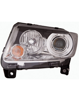 PROIETTORE SINISTRO H9-P27-7W-WY21W CON PARABOLA CROMATA CON MOTORE JEEP COMPASS MK49 20112016