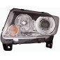 PROIETTORE SINISTRO H9-P27-7W-WY21W CON PARABOLA CROMATA CON MOTORE JEEP COMPASS MK49 20112016