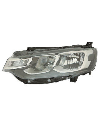 PROIETTORE DESTRO CON PARABOLA CITROEN C-ELYSEE DD 20132016       VERS 2017 , CITROEN C-ELYSEE DD 2016