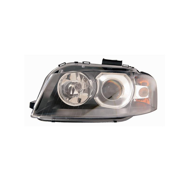 PROIETTORE SINISTRO 35 PORTE XENON CON LENTICOLARE AUDI A3 8P18PA 20032008       VERS 2005